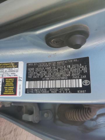 Photo 9 VIN: 4T1BK1FK2CU518850 - TOYOTA CAMRY SE 