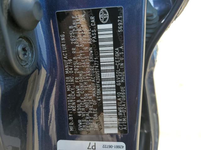 Photo 12 VIN: 4T1BK1FK3GU574771 - TOYOTA CAMRY XSE 