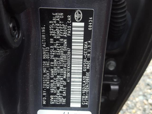 Photo 9 VIN: 4T1BK1FK4DU532847 - TOYOTA CAMRY SE 