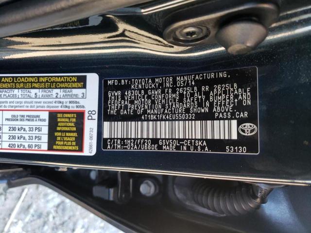 Photo 9 VIN: 4T1BK1FK4EU550332 - TOYOTA CAMRY SE 