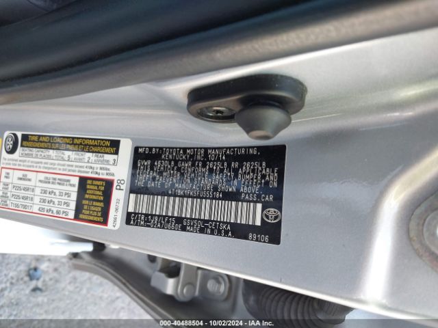 Photo 8 VIN: 4T1BK1FK5FU555184 - TOYOTA CAMRY 