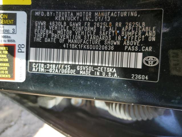 Photo 9 VIN: 4T1BK1FK6DU020636 - TOYOTA CAMRY 