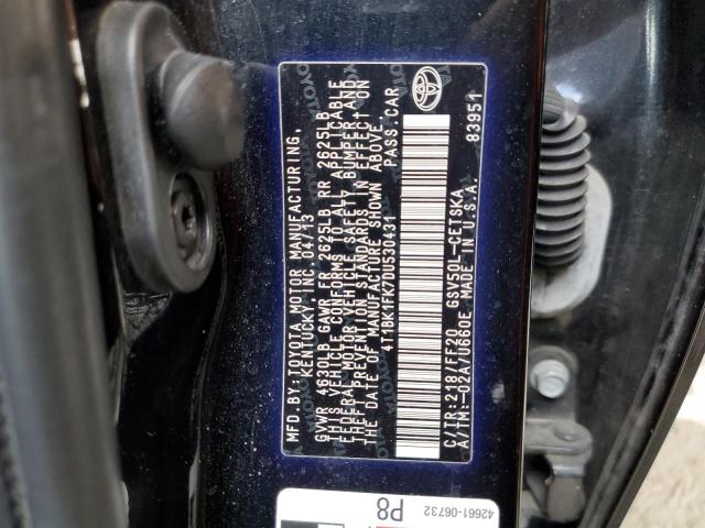 Photo 9 VIN: 4T1BK1FK7DU530431 - TOYOTA CAMRY SE 