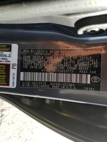 Photo 9 VIN: 4T1BK1FK7EU023773 - TOYOTA CAMRY SE 