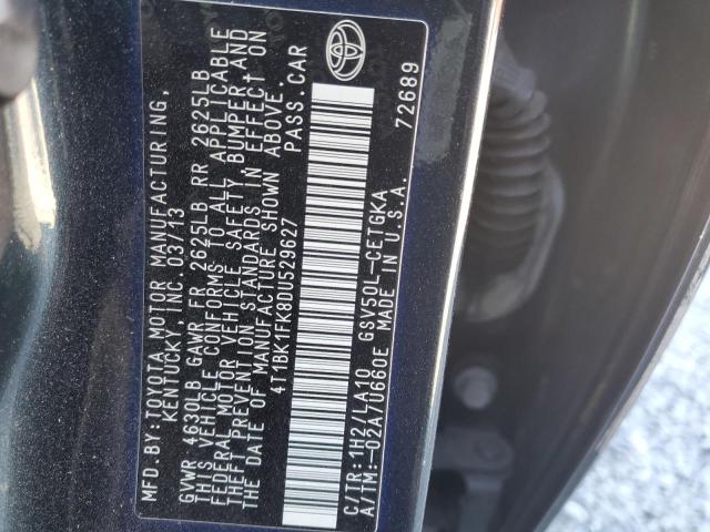 Photo 11 VIN: 4T1BK1FK8DU529627 - TOYOTA CAMRY SE 