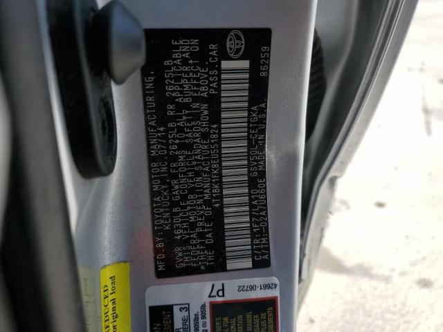 Photo 11 VIN: 4T1BK1FK8EU551824 - TOYOTA CAMRY 