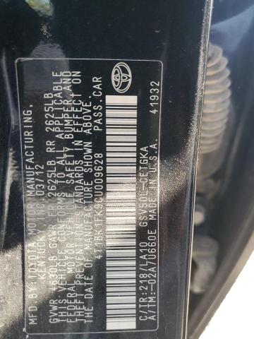 Photo 12 VIN: 4T1BK1FK9CU009628 - TOYOTA CAMRY SE 