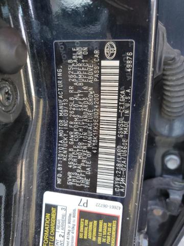 Photo 11 VIN: 4T1BK1FK9EU024200 - TOYOTA CAMRY SE 