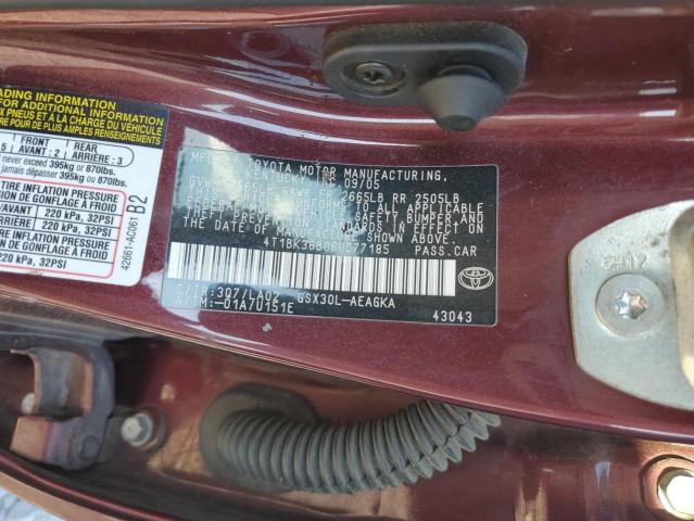 Photo 11 VIN: 4T1BK36B06U077185 - TOYOTA AVALON 