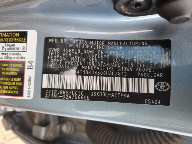 Photo 11 VIN: 4T1BK36B08U307813 - TOYOTA AVALON XL 