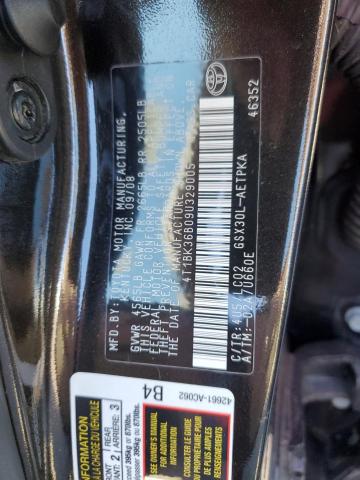 Photo 11 VIN: 4T1BK36B09U329005 - TOYOTA AVALON 