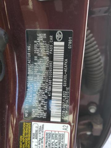 Photo 11 VIN: 4T1BK36B15U060992 - TOYOTA AVALON 