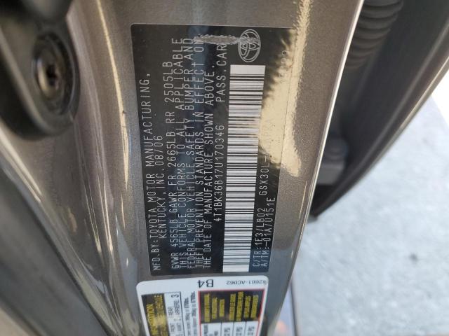 Photo 11 VIN: 4T1BK36B17U170346 - TOYOTA AVALON XL 