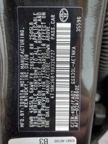 Photo 11 VIN: 4T1BK36B19U326727 - TOYOTA AVALON XL 