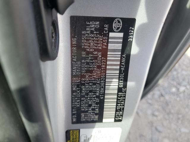 Photo 11 VIN: 4T1BK36B26U118237 - TOYOTA AVALON XL 