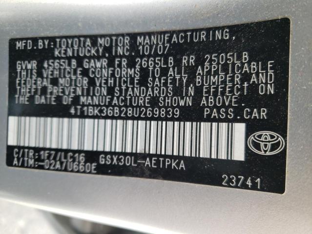 Photo 11 VIN: 4T1BK36B28U269839 - TOYOTA AVALON 