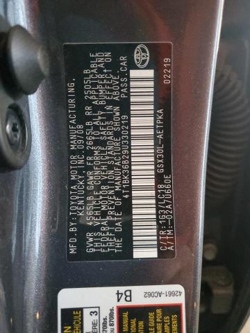 Photo 11 VIN: 4T1BK36B29U330219 - TOYOTA AVALON 