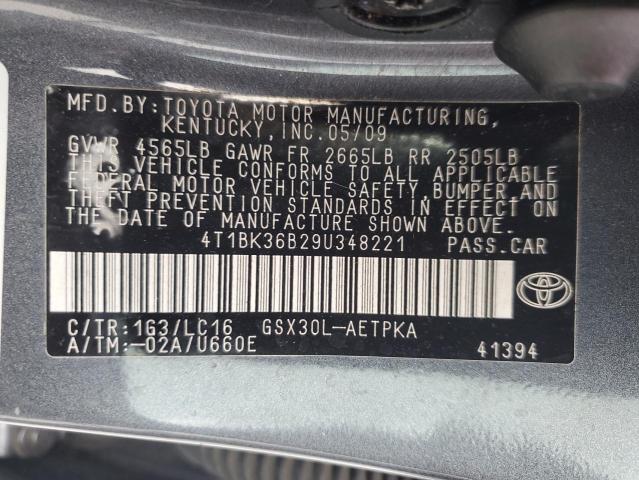 Photo 11 VIN: 4T1BK36B29U348221 - TOYOTA AVALON 