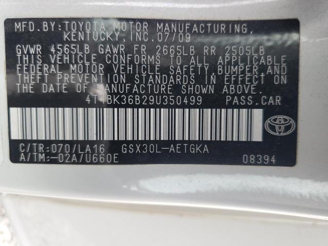 Photo 11 VIN: 4T1BK36B29U350499 - TOYOTA AVALON 