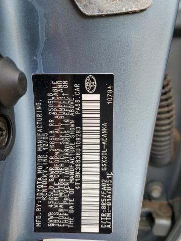 Photo 11 VIN: 4T1BK36B36U108283 - TOYOTA AVALON 