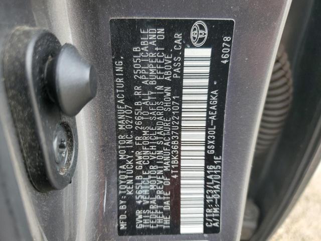 Photo 11 VIN: 4T1BK36B37U221071 - TOYOTA AVALON XL 