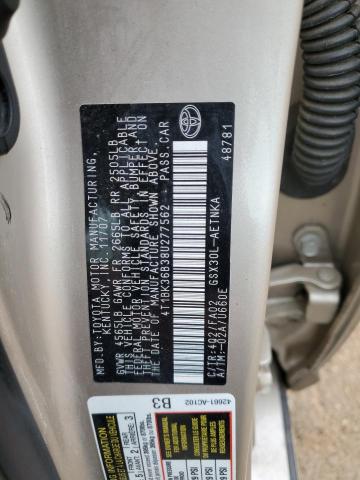 Photo 11 VIN: 4T1BK36B38U277562 - TOYOTA AVALON XL 