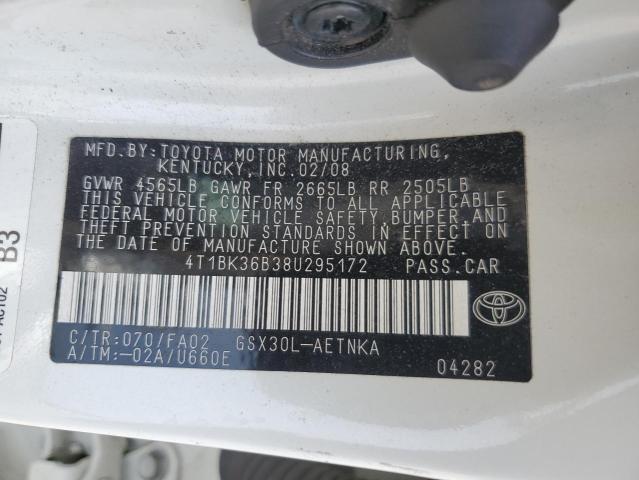 Photo 11 VIN: 4T1BK36B38U295172 - TOYOTA AVALON XL 