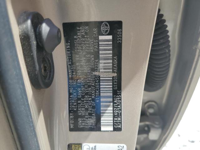 Photo 11 VIN: 4T1BK36B45U027274 - TOYOTA AVALON 