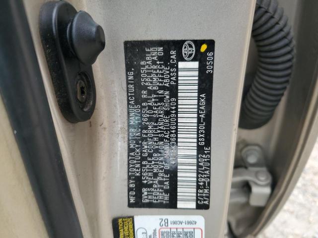 Photo 11 VIN: 4T1BK36B46U094409 - TOYOTA AVALON 