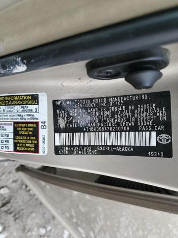 Photo 11 VIN: 4T1BK36B47U210709 - TOYOTA AVALON XL 