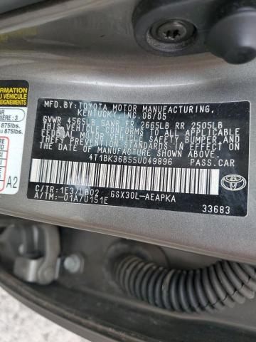 Photo 11 VIN: 4T1BK36B55U049896 - TOYOTA AVALON 