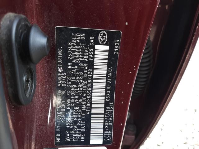 Photo 11 VIN: 4T1BK36B56U067428 - TOYOTA AVALON XL 