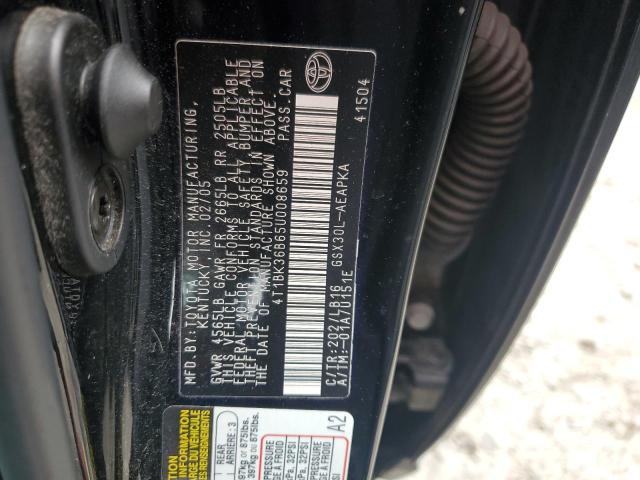 Photo 11 VIN: 4T1BK36B65U008659 - TOYOTA AVALON 