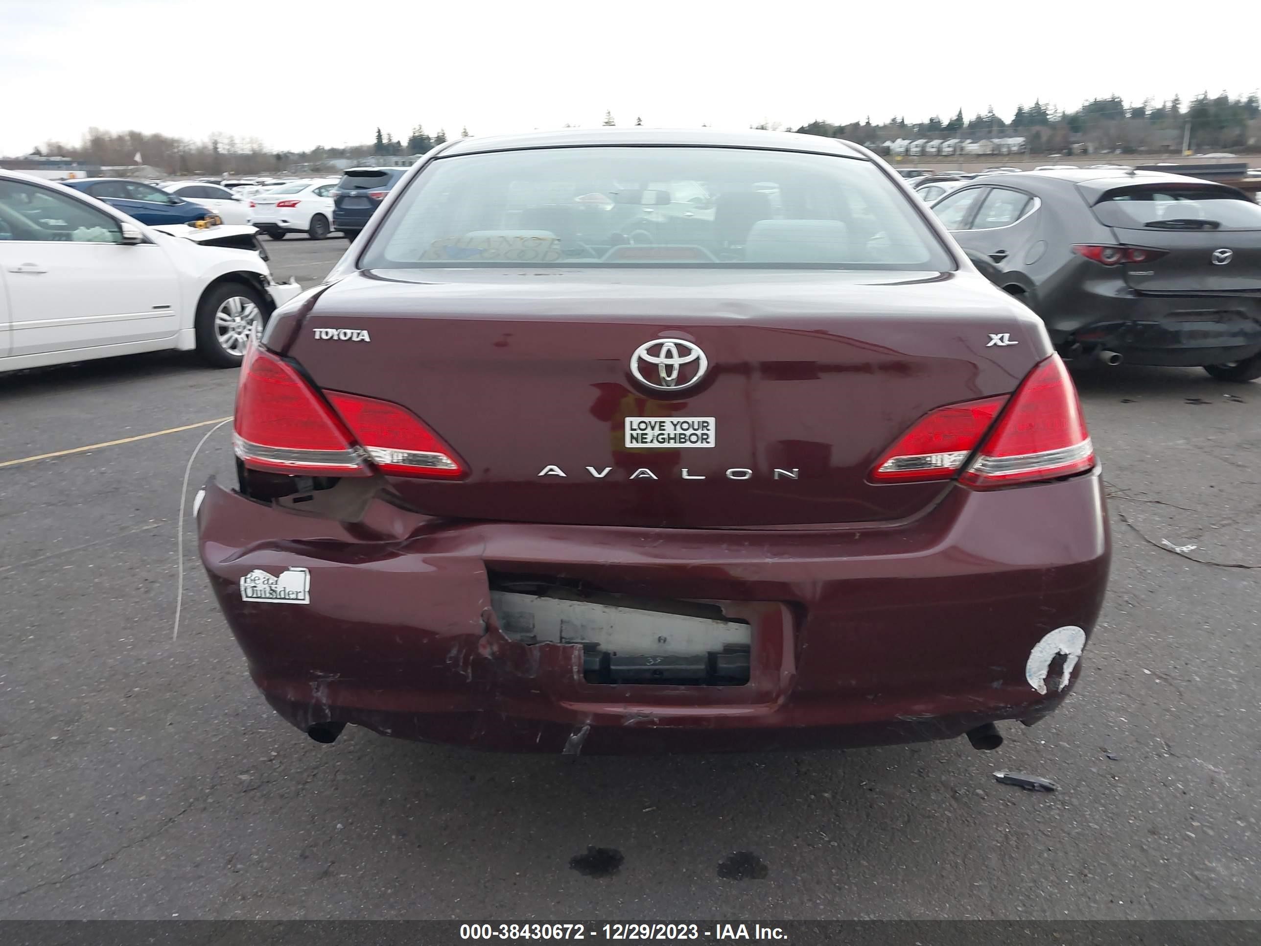 Photo 15 VIN: 4T1BK36B65U062012 - TOYOTA AVALON 