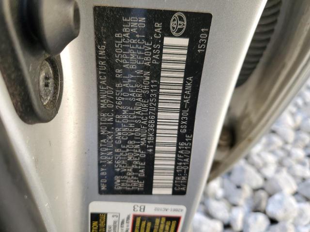 Photo 11 VIN: 4T1BK36B67U253111 - TOYOTA AVALON XL 