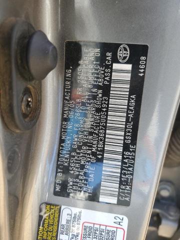 Photo 11 VIN: 4T1BK36B75U054923 - TOYOTA AVALON XL 