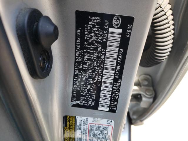 Photo 11 VIN: 4T1BK36B75U056042 - TOYOTA AVALON 