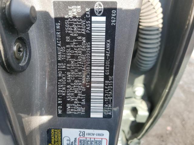 Photo 11 VIN: 4T1BK36B76U092685 - TOYOTA AVALON XL 