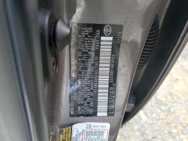 Photo 11 VIN: 4T1BK36B76U158510 - TOYOTA AVALON XL 