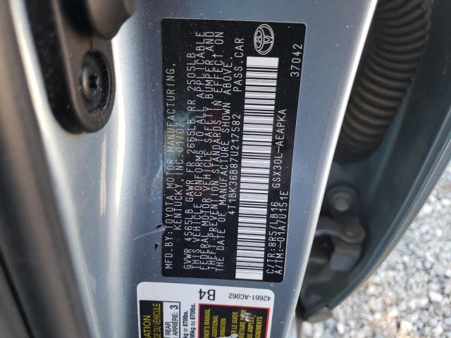 Photo 12 VIN: 4T1BK36B87U217582 - TOYOTA AVALON XL 