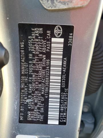 Photo 11 VIN: 4T1BK36B87U234186 - TOYOTA AVALON XL 