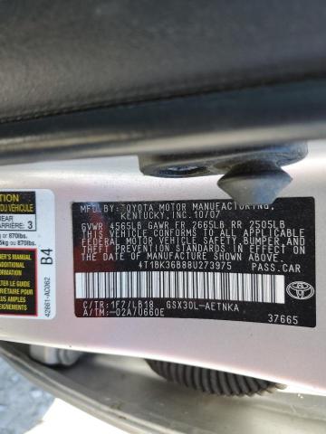 Photo 11 VIN: 4T1BK36B88U273975 - TOYOTA AVALON 