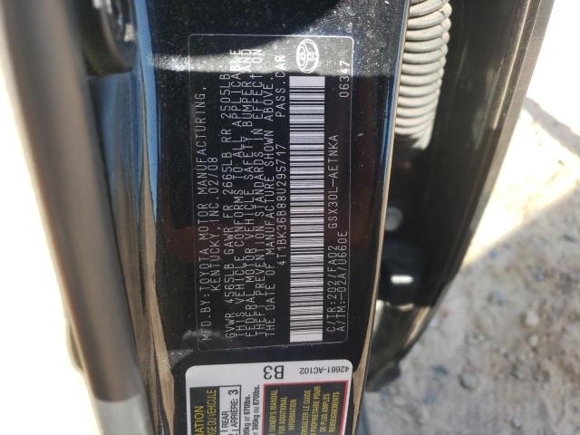 Photo 11 VIN: 4T1BK36B88U295717 - TOYOTA AVALON 