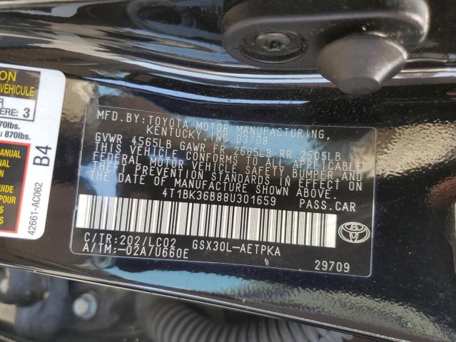 Photo 11 VIN: 4T1BK36B88U301659 - TOYOTA AVALON 