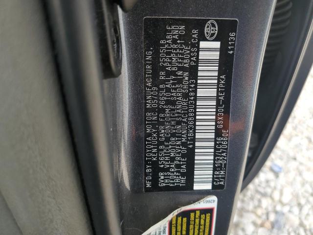 Photo 11 VIN: 4T1BK36B89U348143 - TOYOTA AVALON XL 