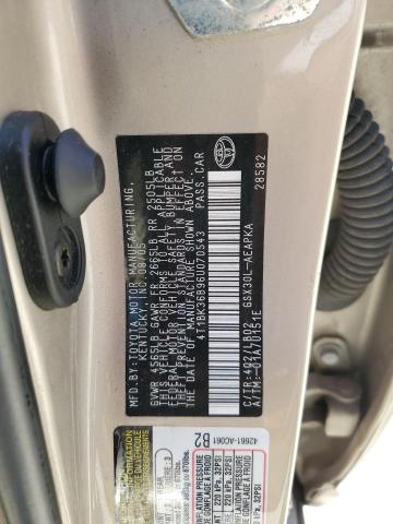 Photo 12 VIN: 4T1BK36B96U070543 - TOYOTA AVALON 