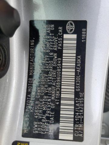 Photo 12 VIN: 4T1BK36B96U085849 - TOYOTA AVALON 