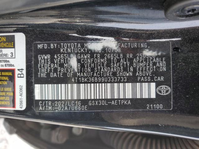 Photo 11 VIN: 4T1BK36B99U333733 - TOYOTA AVALON 