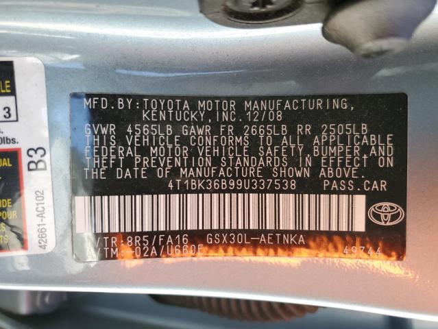 Photo 11 VIN: 4T1BK36B99U337538 - TOYOTA AVALON 