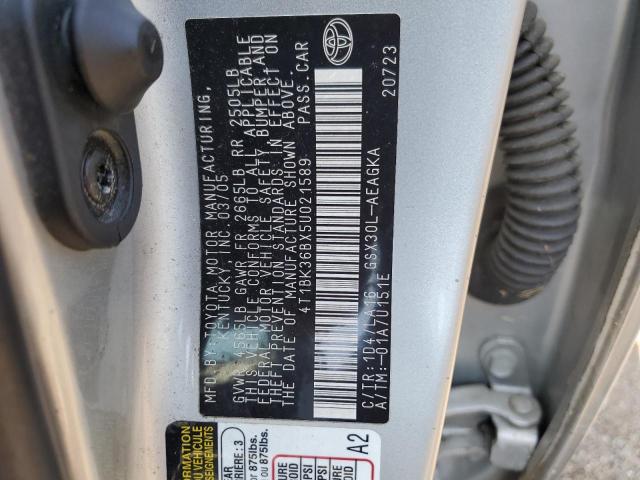 Photo 11 VIN: 4T1BK36BX5U021589 - TOYOTA AVALON XL 